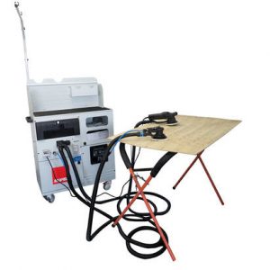 RUPES KR2A Mobile Dust Extraction Turbine with Automatic Filter Cleaning & Twin Sander Combo