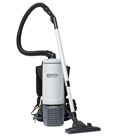 The Nilfisk GD 5/GD 10 backpack vacuum