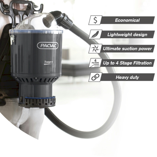 Back Pack Vacuum Cleaner Range Commercial & Domestic